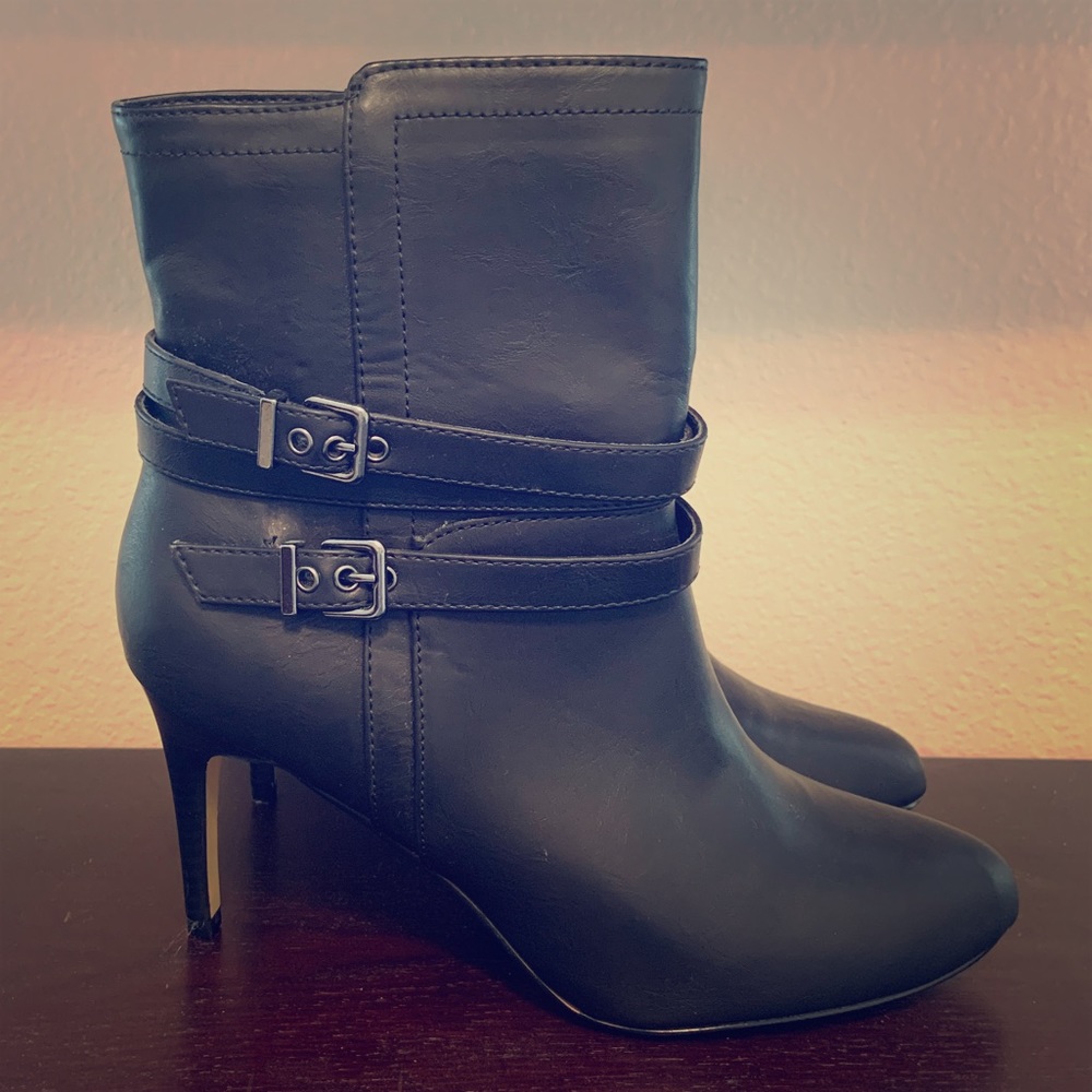 Express Black Ankle Boots Size 10